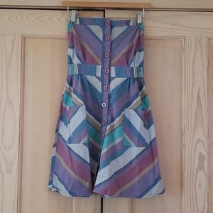 Ecote cotton strapless dress